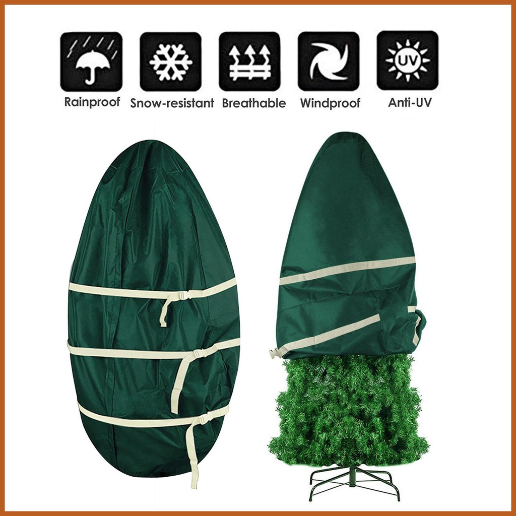 Artificial Christmas Tree Covers Waterproof 600D Small Tree Storage