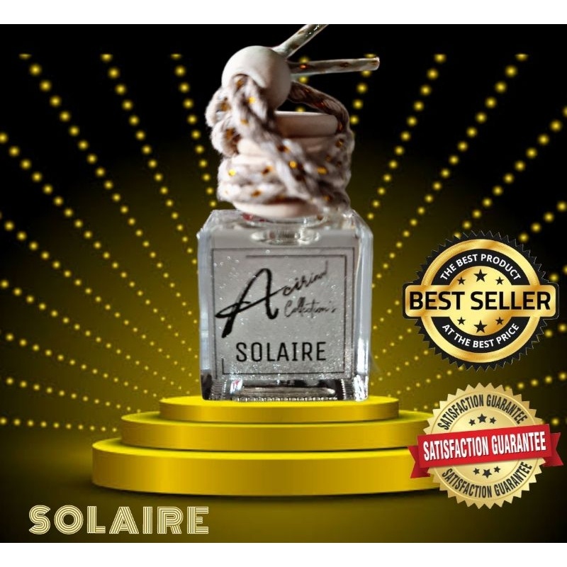Solaire Car Hanging Diffuser Car Freshener Home Fragrance 10ml | Shopee ...