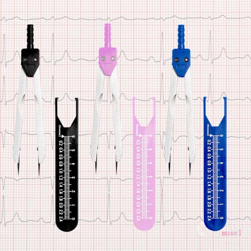 musc EKG Caliper ECG Calipers Measuring Tool with Ruler