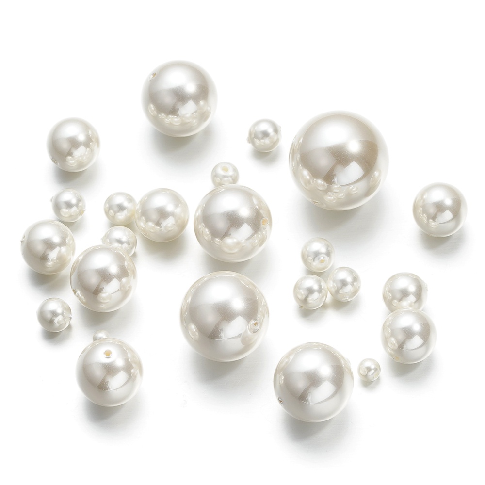 St Kunkka 3 12mm 30pcs 20Pcs Off White Artificial Shell Pearl Hole High