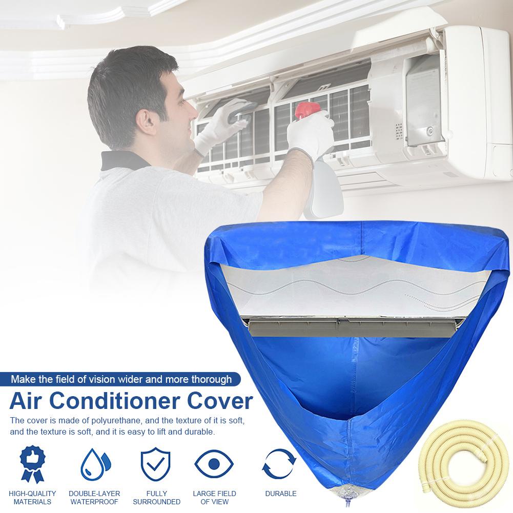 Split type aircon cleaning cover double waterproof layer | Shopee ...