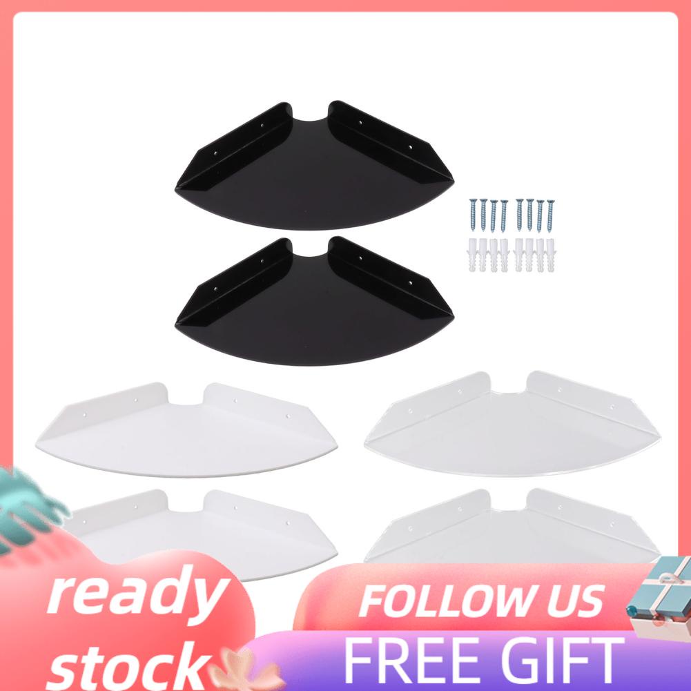 Hanhan1 Corner Shelves Quarter Round Easy Installation Stylish High