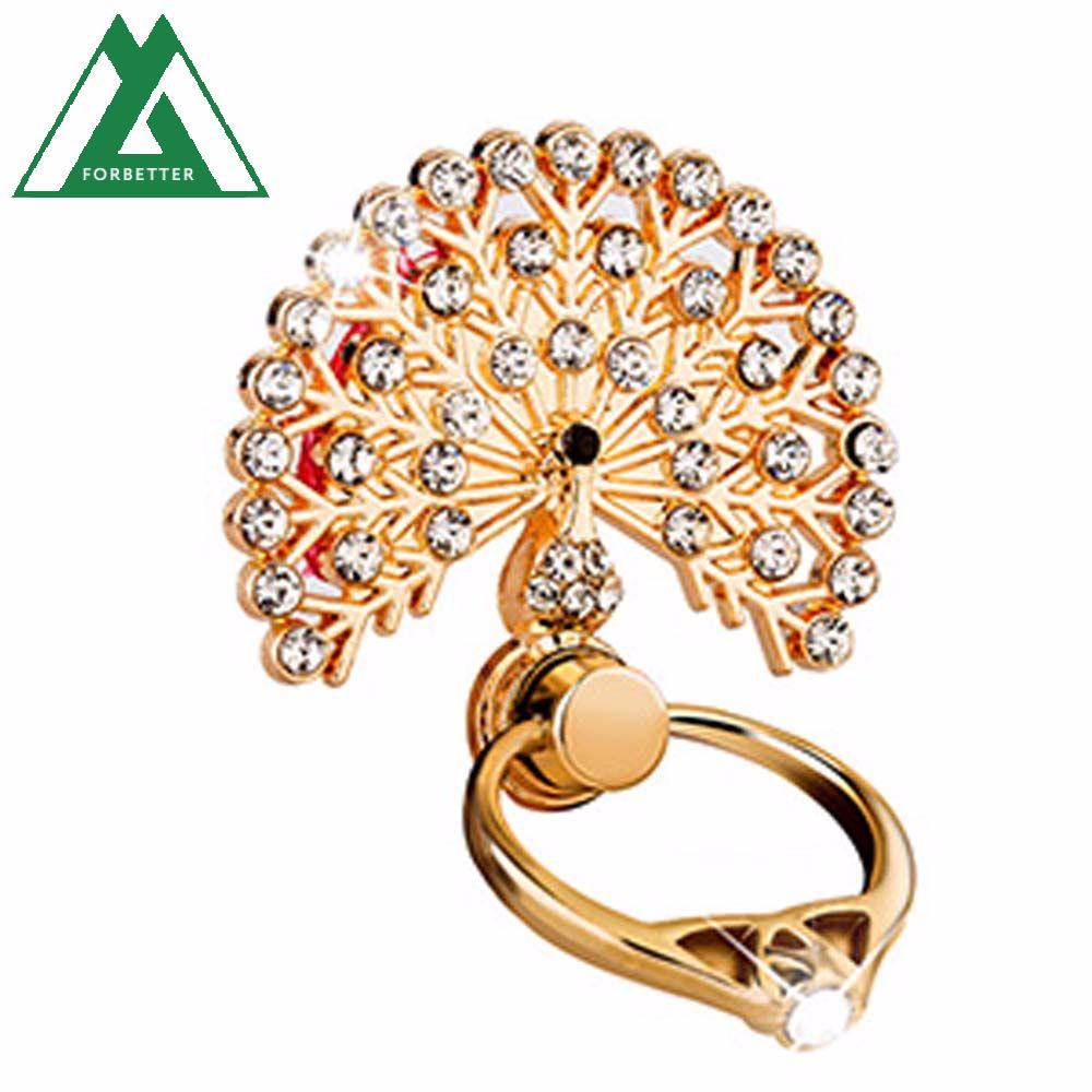 FORBETTER Phone Finger Ring Holder for Phone Metal Back Sticker Pad Phone  Holder Support Accessories Tables Mount Mobile Phone Stand