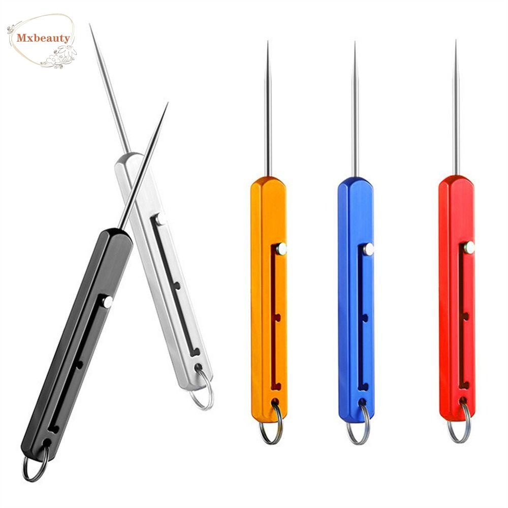 MXBEAUTY Titanium Toothpicks, Push-pull Telescopic Metal Toothpick ...