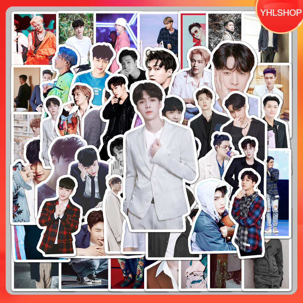 Shipped From Thailand 50 Types Of Singer Stickers Chinese Actor Zhang ...