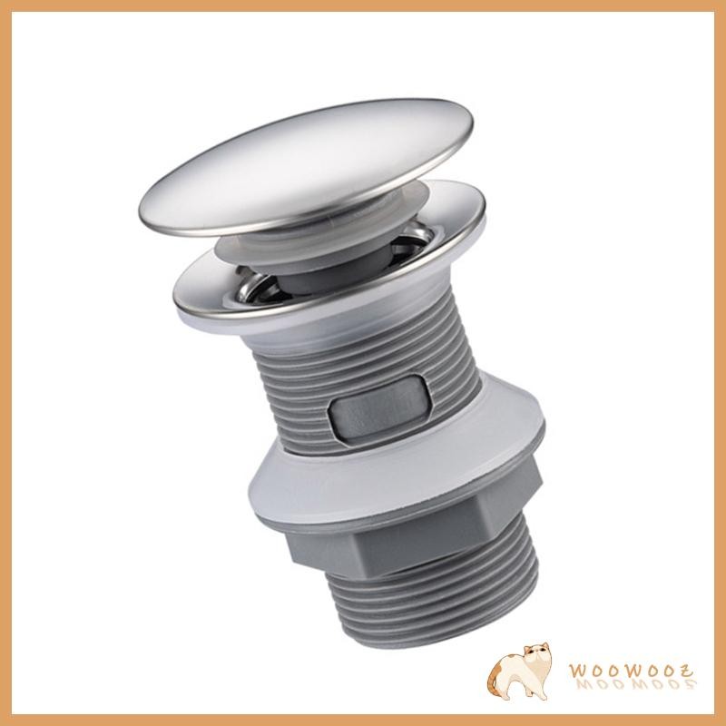 WOOW Button Sink Plug Drainer Siphon Waste Stopper Bounce Type Drain ...