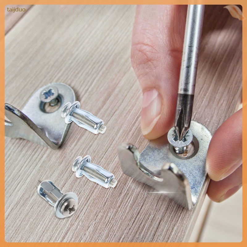 10pcs Stainless Steel Practical Jack Fixing Nuts Jack Nut Tool Jack Nuts With Screws Expansion