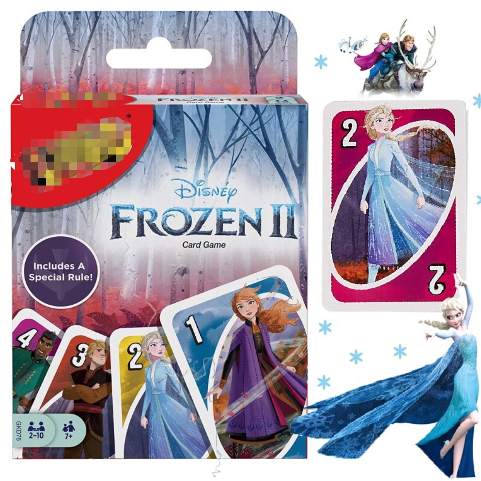 Frozen Card Game Classic Card Game Copperplate Paper Table Game Card