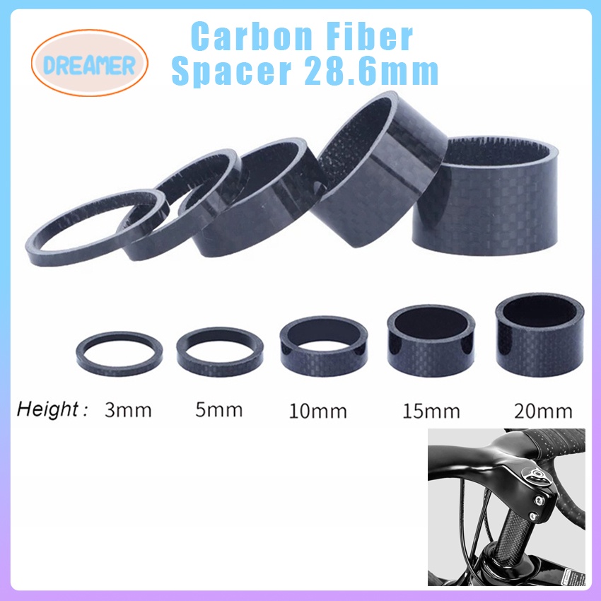 Bicycle Headset Stem Carbon Fiber Washer Road Bike Bicycle Carbon Fiber