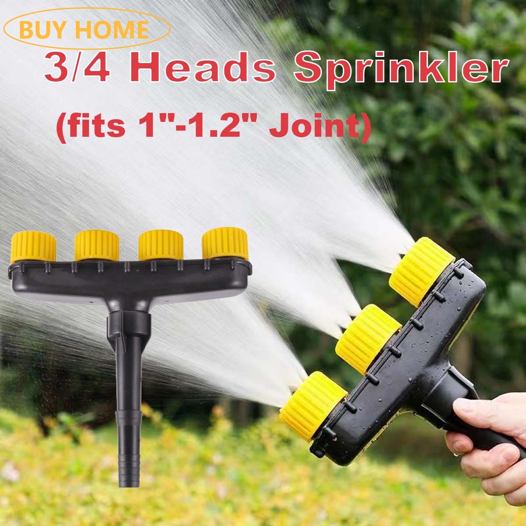 Multi-Head Garden Hose Sprayer Nozzle Spraying Watering Pipe Porous ...