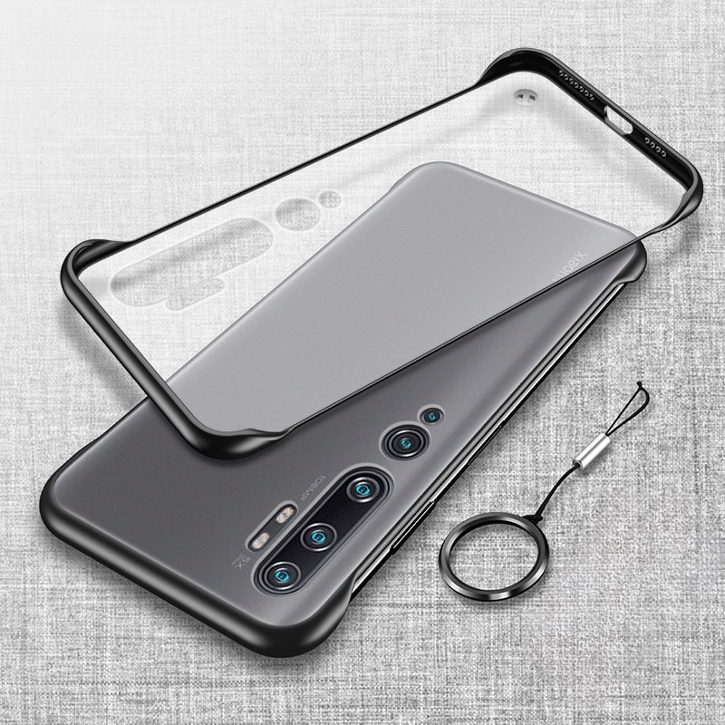 For Xiaomi Mi 10 Ultra Mi10s Cover Black Blue Borderless Clear Case For 