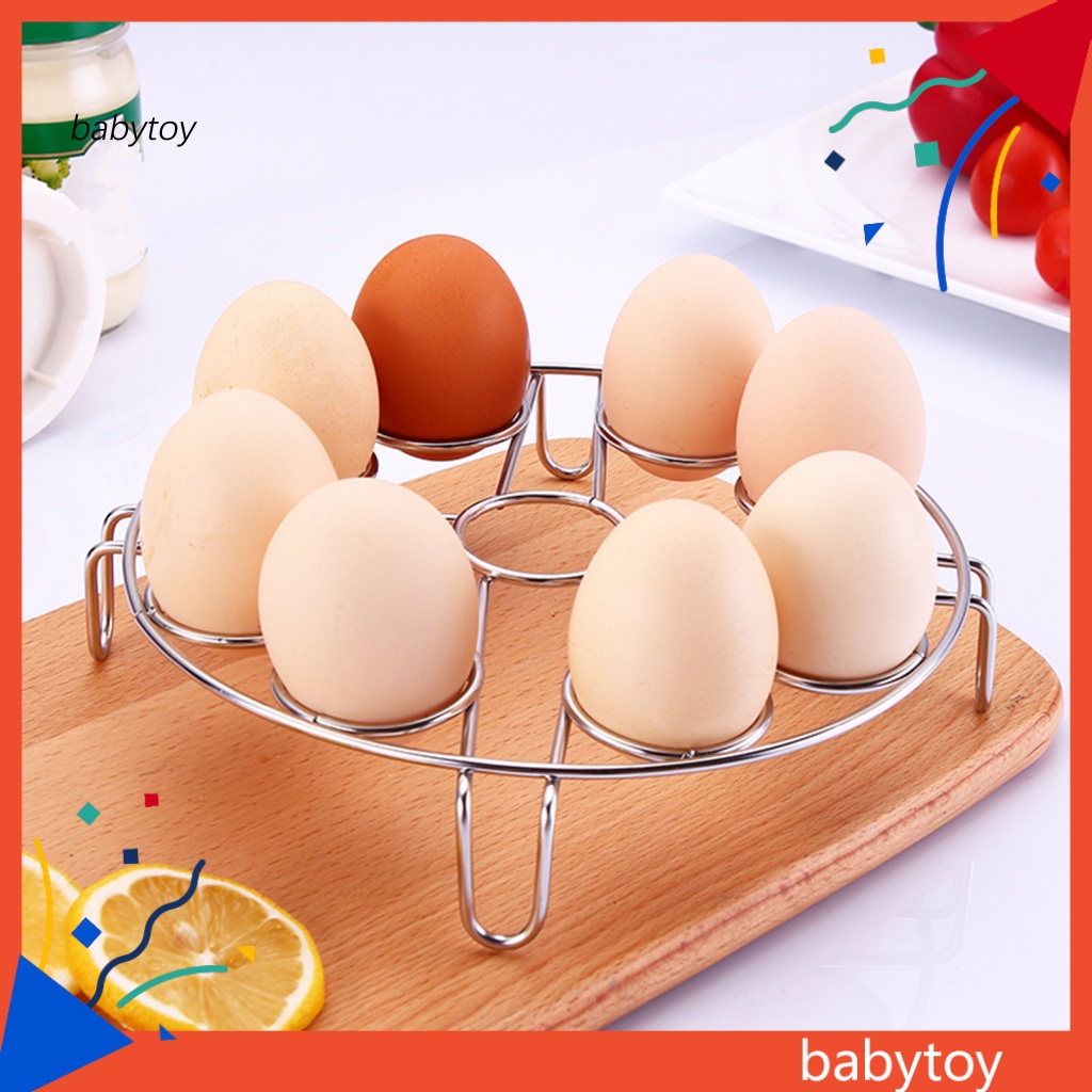 BABY Stackable Egg Steamer Rack Spacesaving Stainless Steel Instant