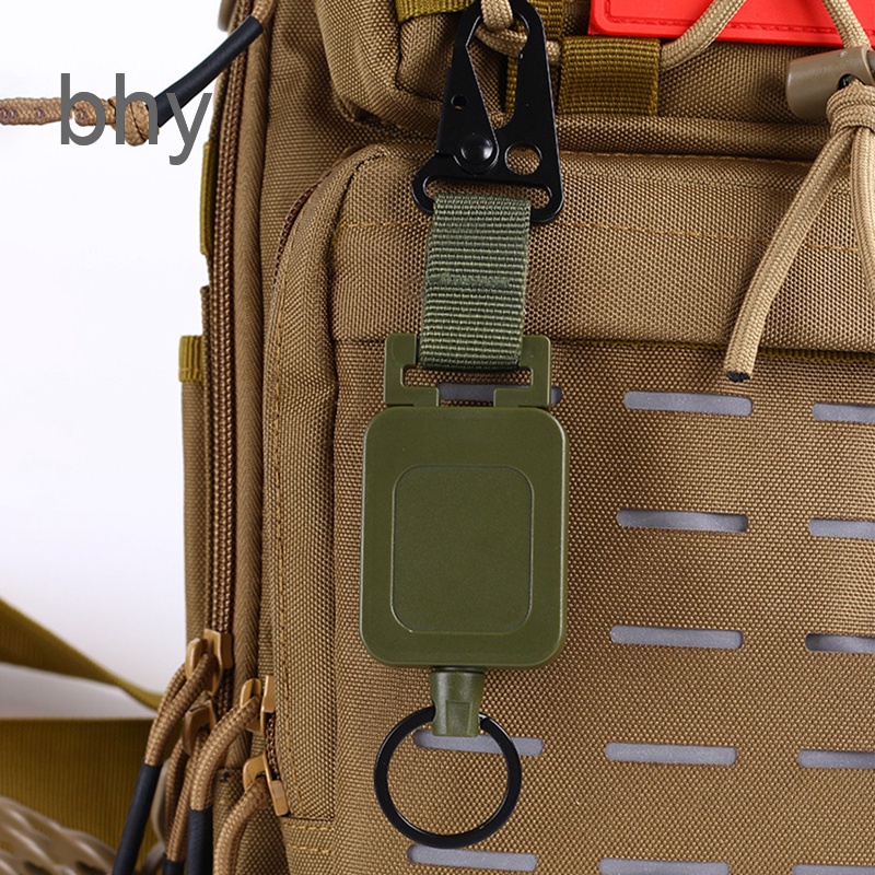 bhy021 1Pieces Heavy Duty Retractable Key Chain With Swivel-Back ...