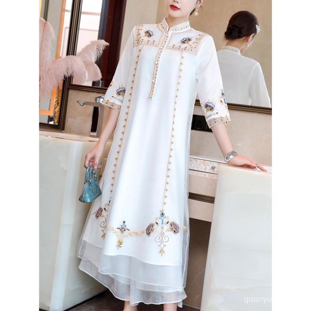 New cheongsam modified version dress Chinese style women's national ...