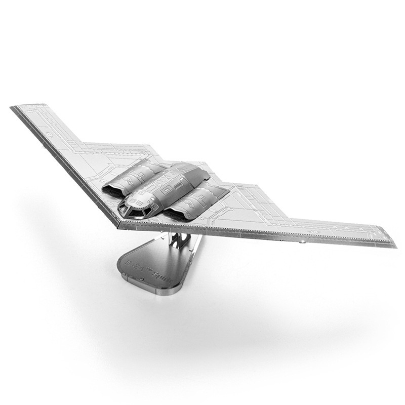 B2 bomber 3D metal assembled airplane model DIY handmade jigsaw puzzle