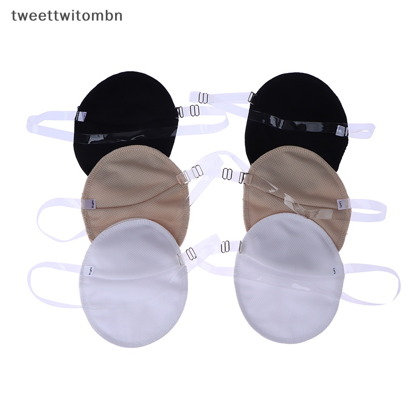tweettwitombn 1 Pair Reusable Washable Underarm Sweat Shield Pad ...