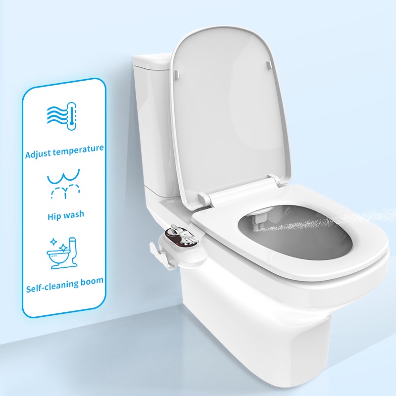 PHITO Bathroom HandsFree Non Electric Bidet Toilet Seat Attachment