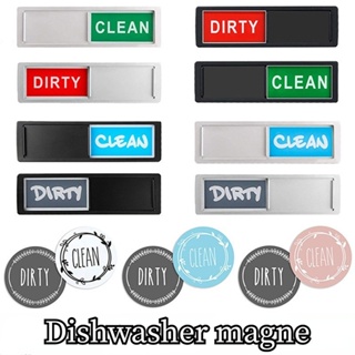 Large Text Dishwasher Magnetic Indicator Clean Dirty Dishwasher Magnet  Indicator Sign Slide Super Strong Magnet Sign