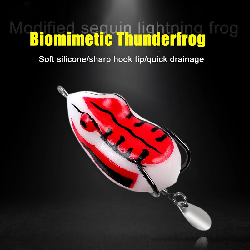 LHPH Thunder Frog 4Cm/5.5G Modified Frog, Perch, Black Fish, Specially ...