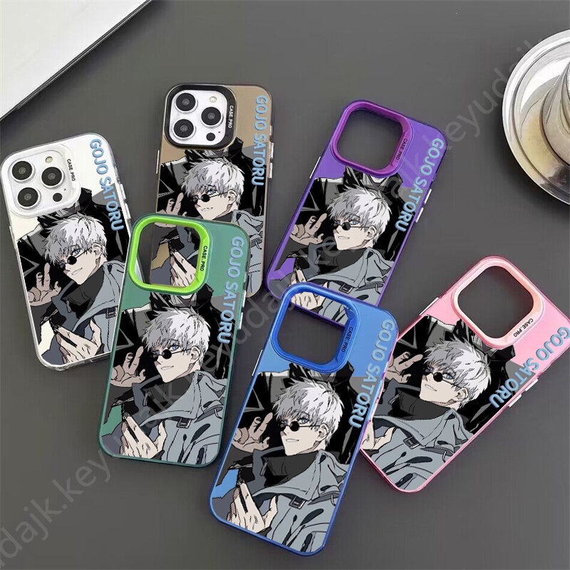 Cartoon Jujutsu Kaisen Cool Gojo Satoru Premium IMD Matte Hard Phone ...