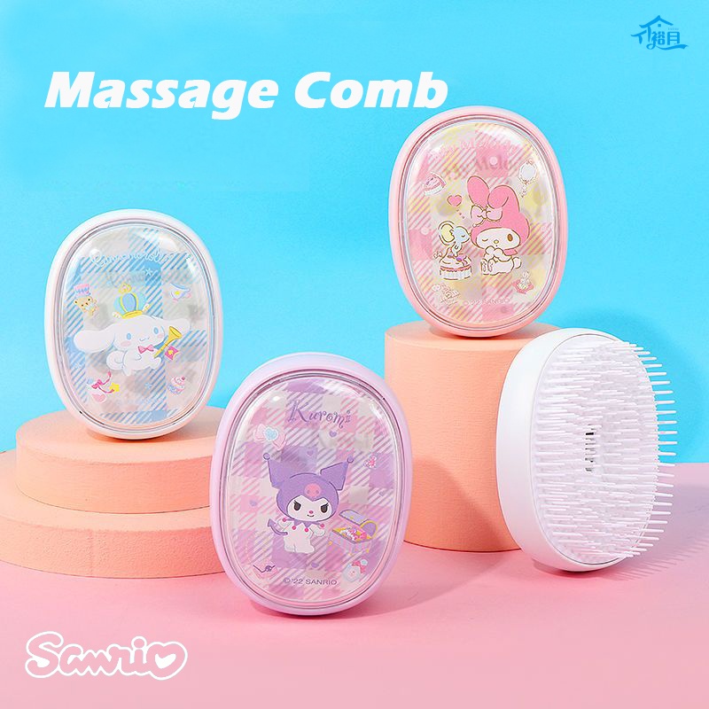 MINISO Sanrio Massage Comb Portable Cartoon Air Bag Comb | Shopee ...
