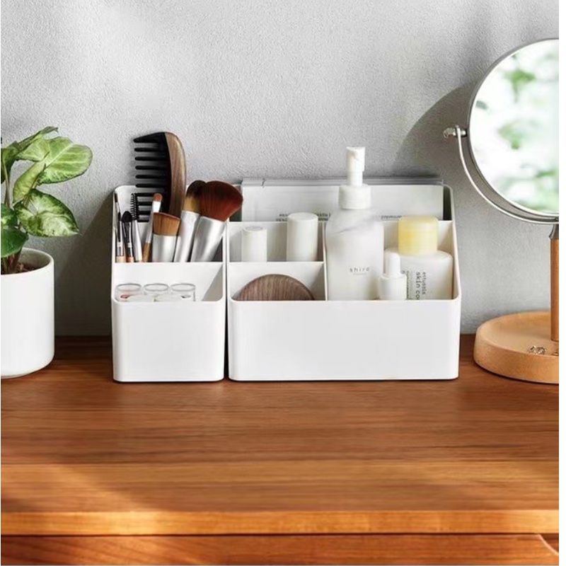 Multi Grid Desktop Storage Box Stationery TV Remote Control Box ...