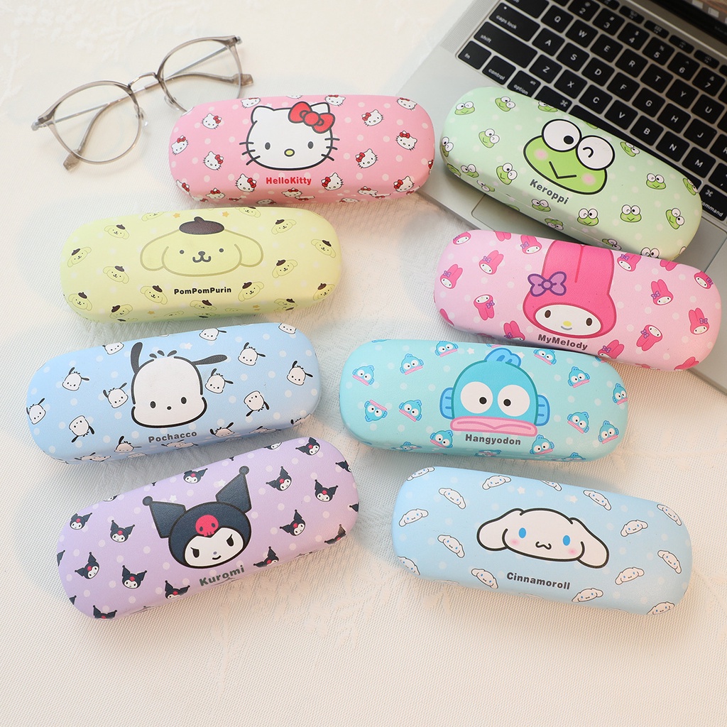 Cute Glasses Case Cartoon Myopia Glasses Case Student Glasses Portable