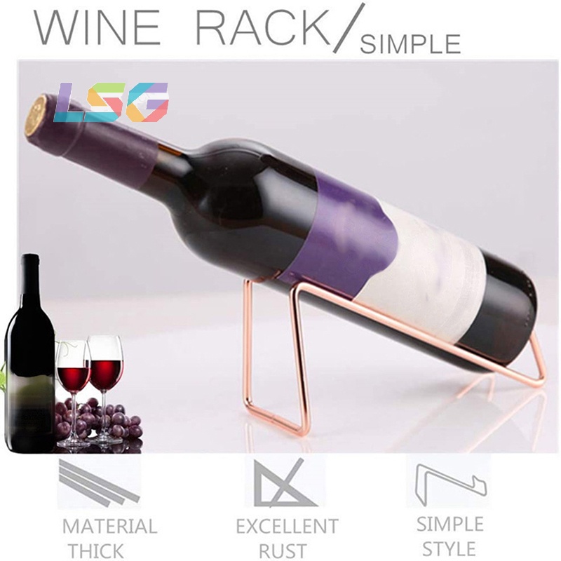 [LSG] Metal Wine Rack Wall Mounted Red Wine Bottle Holder Champagne ...