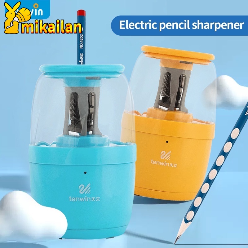 Tenwin Electric Pencil Sharpener Semiautomatic Pencil Sharpener