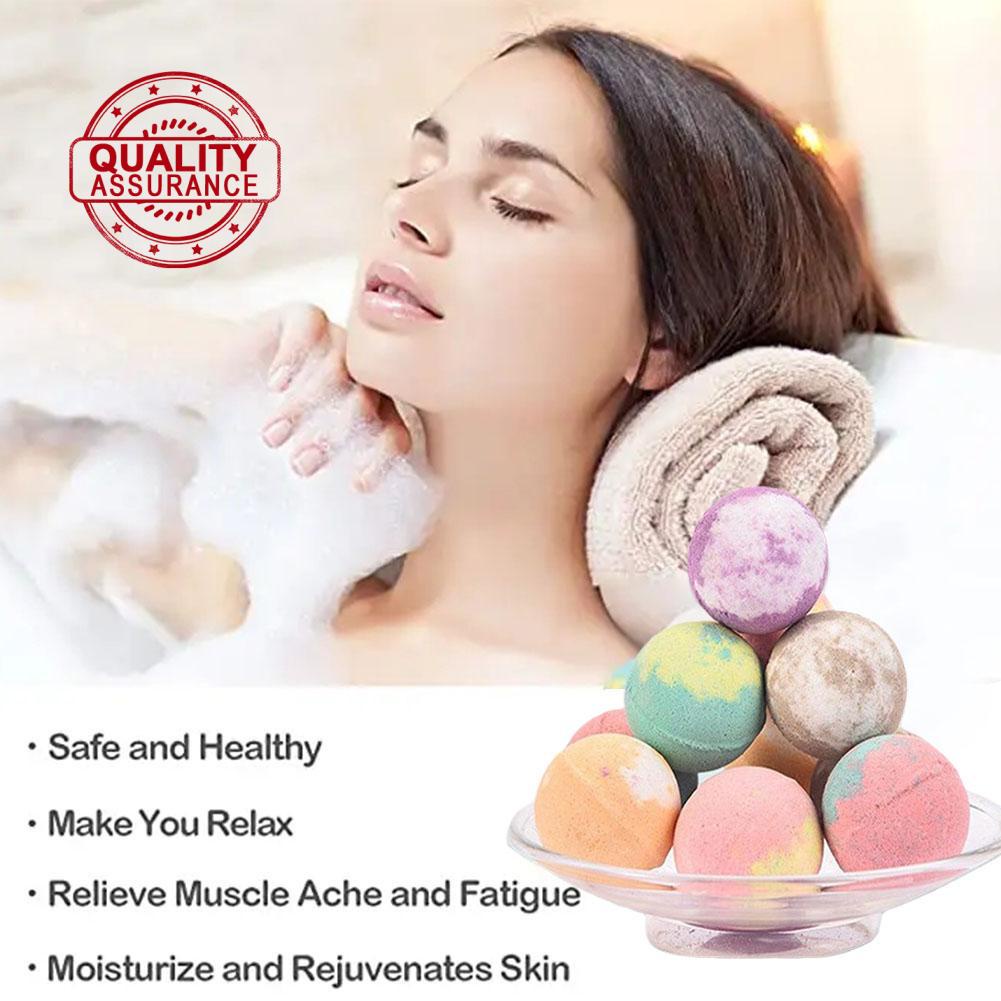 Bath Salt Ball Bathtub Body Salt Essential Oil Exfoliation Ball Bubble