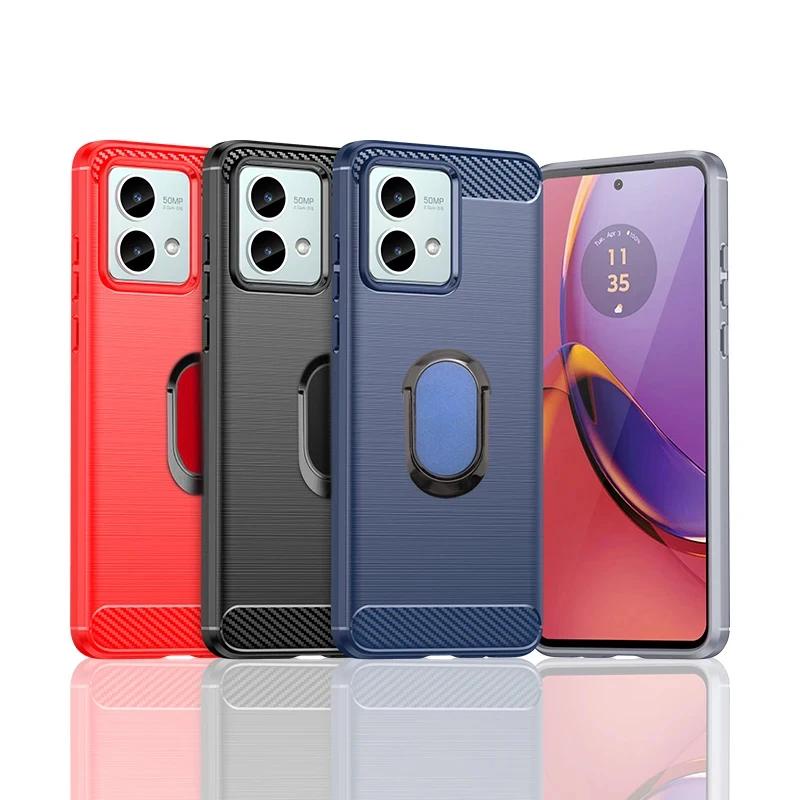 Custodia Personalizzata Antiurto Per Motorola Moto G84, Edge 40 – Nome O Iniziali In Silicone Nero