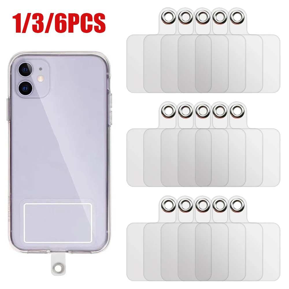 12 Stück Handykette Pads - Universal PVC Aufkleber Für Smartphone Sicherheit