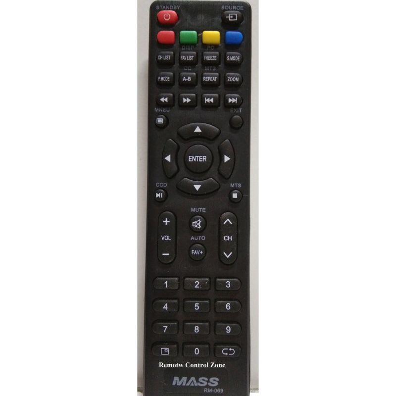 MASS M series only Flat screen Led TV REMOTE RM-069 (check pic for ...