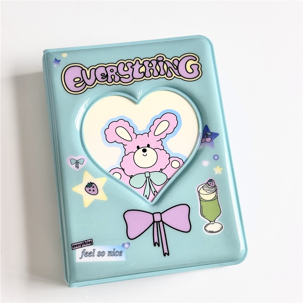 INS Korean Cartoon Bowtie Little Bear Photo Album 3-inch 40 Slots Cute ...