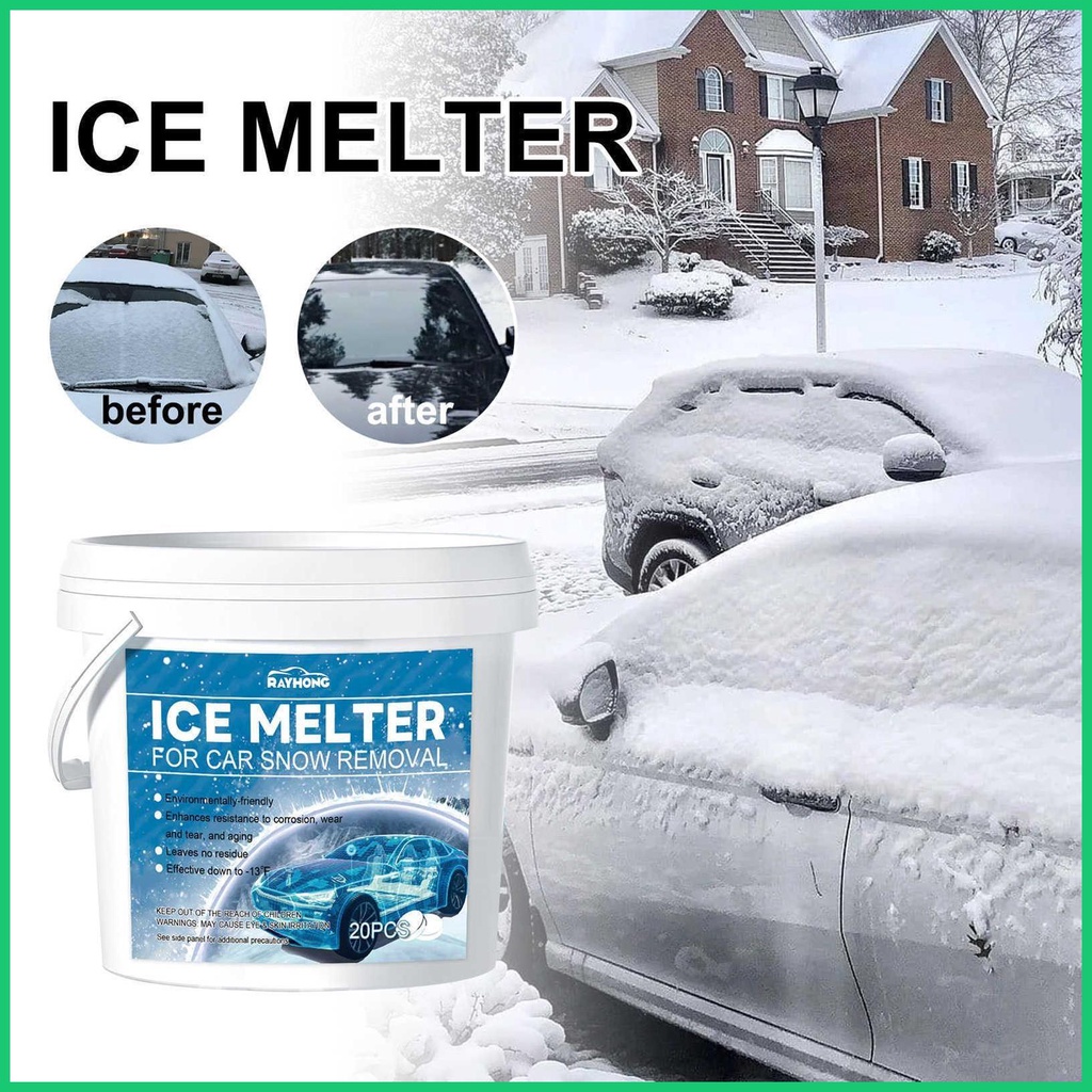 Ice Melt Pet Safe Snow Melter Tablets For Snow Removal And Driveway