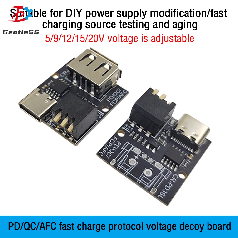 PD/QC Fast Charging Protocol Deception Type-C Aging Test Board 100W ...