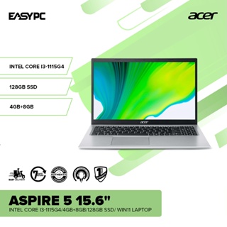 Acer Aspire 3 - 15.6 Laptop Intel Core i3-1115G4 3GHz 4GB RAM 128GB SSD  W11H S