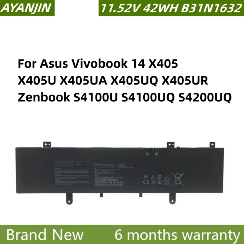 B31n1632 Laptop Battery Asus Zenbook 14 X405 X405u X405ua 3icp5 57 81 