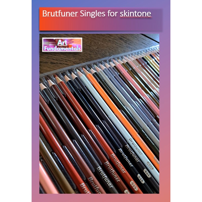 Brutfuner Oily Colored Pencil Skin Tones (Sold per piece) Shopee