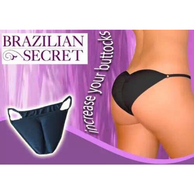 ♞Seamless Buttlifting Panty with Foam Padded Brazilian Secret Padded