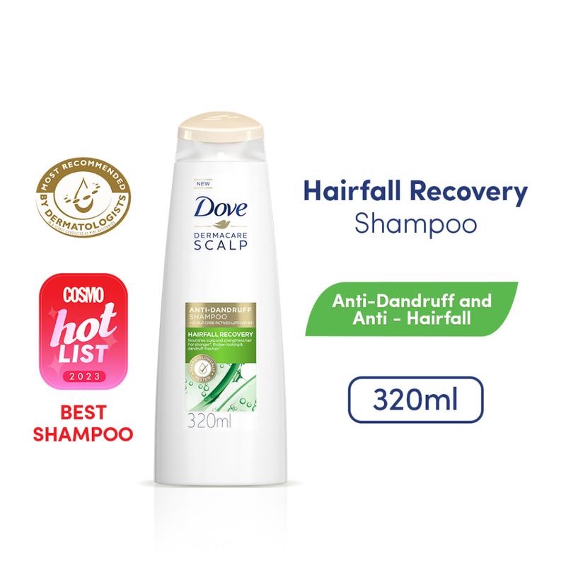 Dove Dermacare Scalp Anti-dandruff Hair Fall Recovery Shampoo 320ml