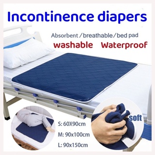 Comfortable Quality Surface 100%Cotton Reusable Incontinence Underpad Bed  PEE Pad for Elderly - China Diaper and Underpad price
