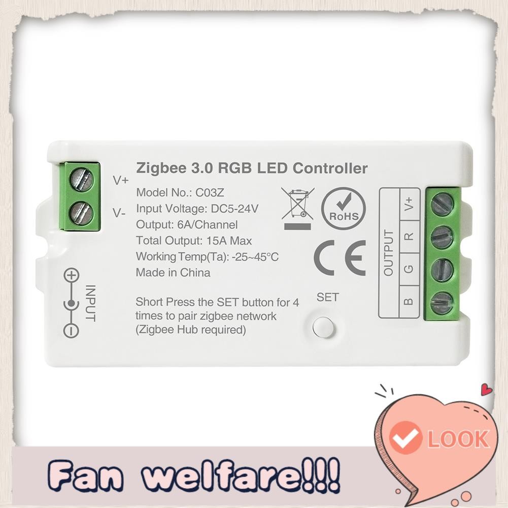 Zigbee 3.0 WiFi LED Controller 2.4GHz RGB LED Strip Tuya Gateway Hue ...
