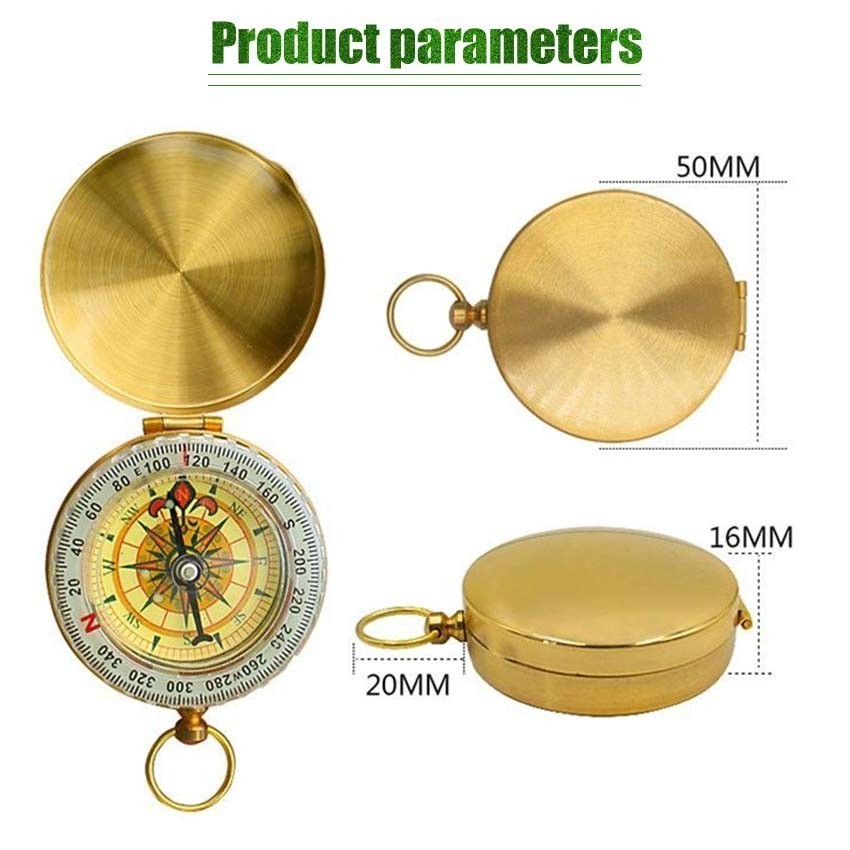 MATA Vintage Pocket Compass Directions Camping Hiking Geological ...