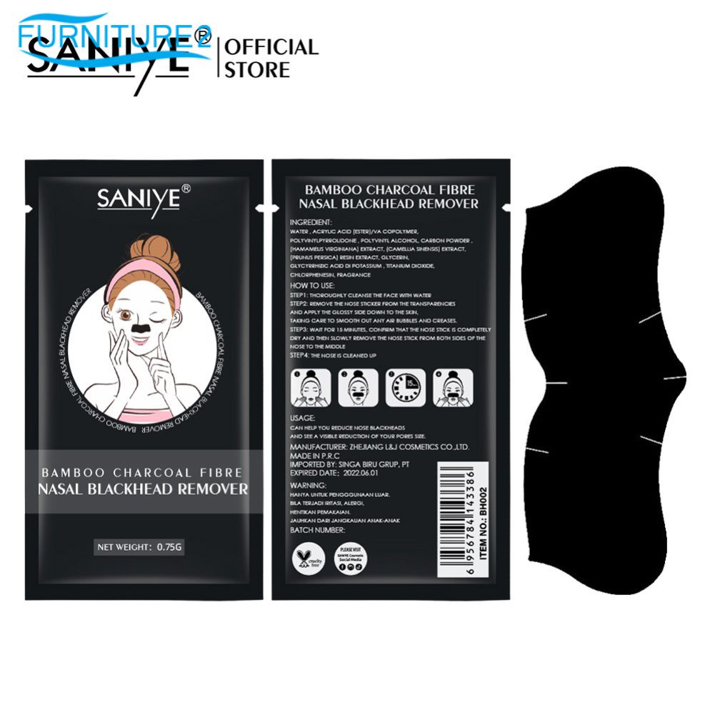 SANIYE Blackhead Removal Nasal Mask Deep Cleansing Nose Mask for