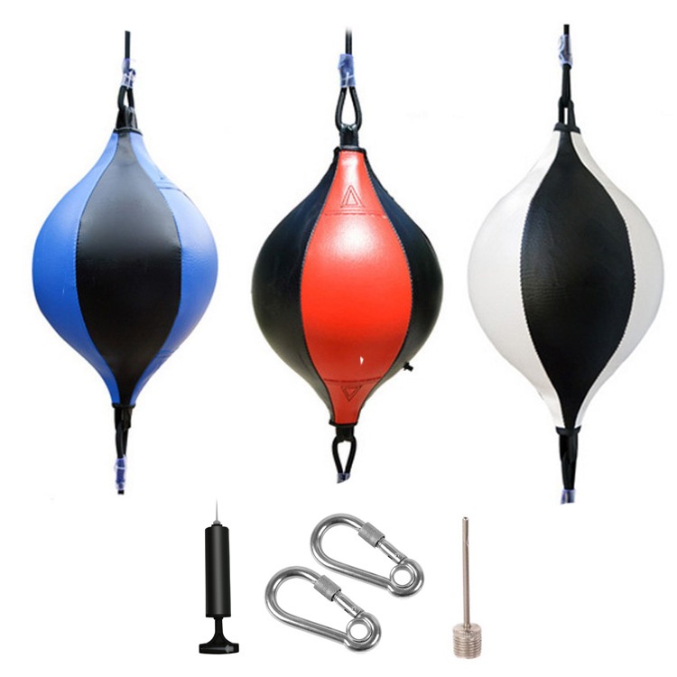 Boxing Speed Ball PearShaped Reaction Ball PU Hanging Inflatable Speed