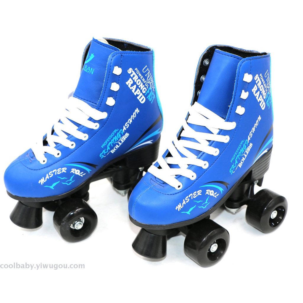 LU NA skates adult doublerow fourwheel men's and women's skating