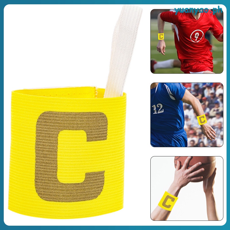 [READY STOCK] Sports Wristbands Captain Armband Soccer Training