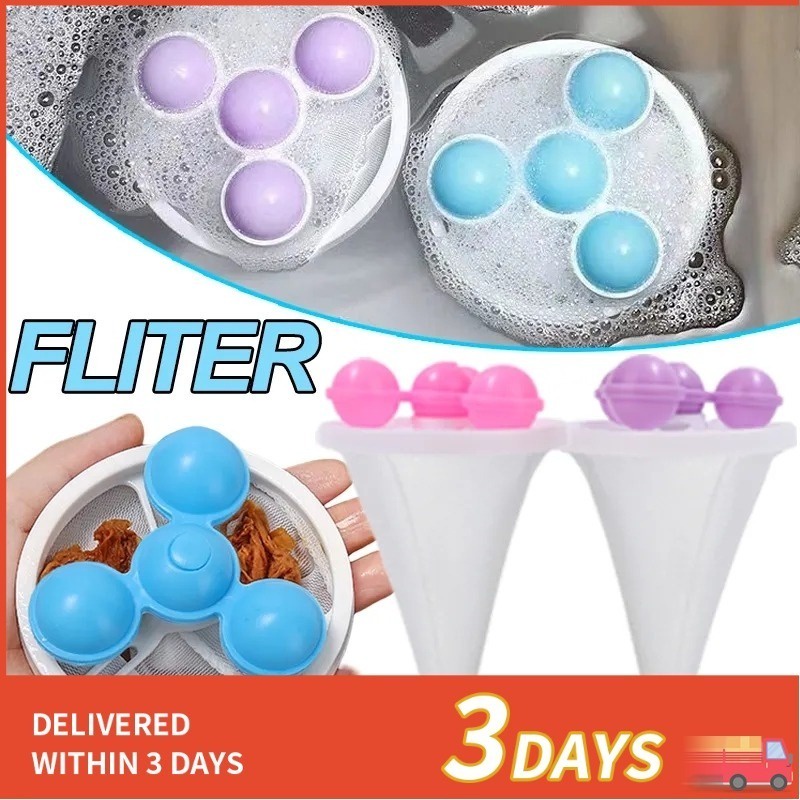 Washing Machine Hair Filter Floating Pet Fur Lint Hair Removal Catcher