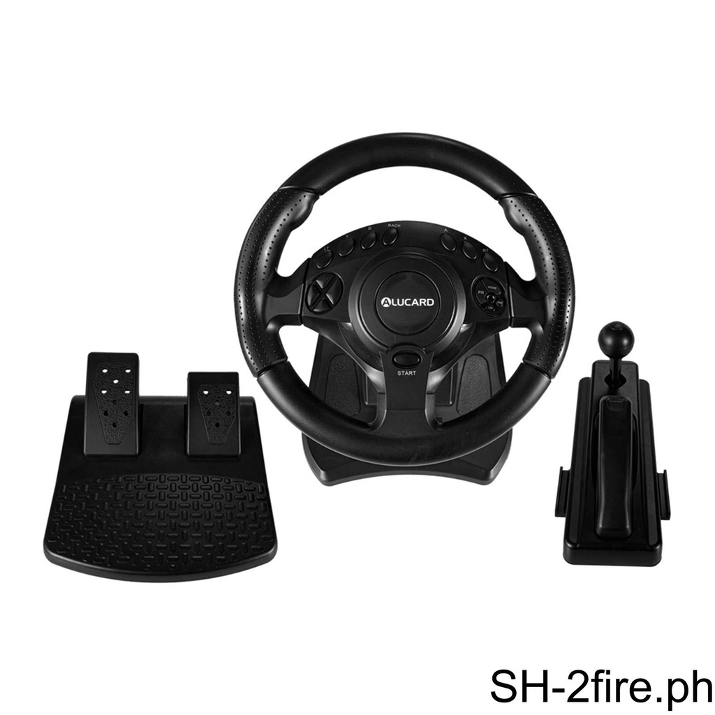 Authentic Racing Game Steering Wheel Pedals Kit for Xbox One/360 PC